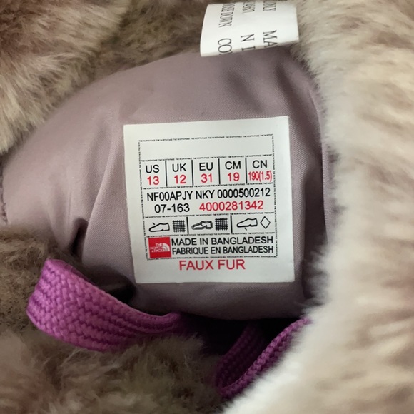 The North Face snow boot girls size 13 - Picture 5 of 5